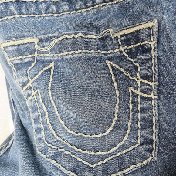 True Religion Faded Blue Skinny Jeans Size‎ 27 - Picture 3 of 5